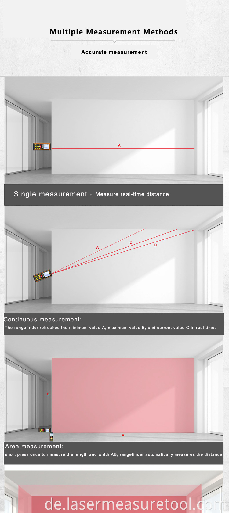 Laser Distance Measurer Outdoor